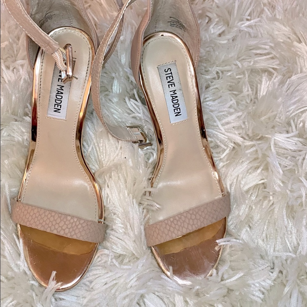 Steve Madden open pumps.